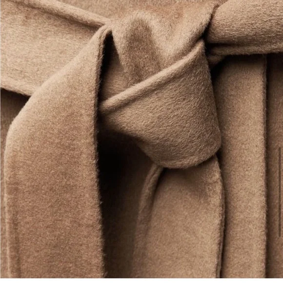 ZARA DOUBLE FACED WOOL BLEND COAT ZW COLLECTION NWT